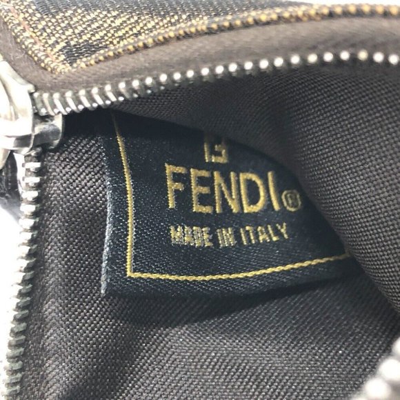 FENDI Zucca coin purse Canvas Brown/SilverHardware - Picture 5 of 10